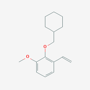 2-(Cyclohexylmethoxy)-1-methoxy-3-vinylbenzene