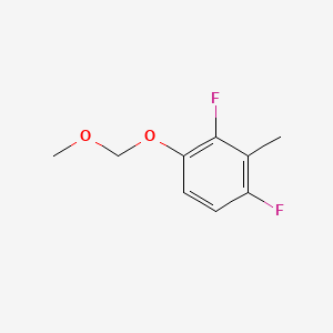 molecular formula C9H10F2O2 B15499628 1,3-Difluoro-4-(methoxymethoxy)-2-methylbenzene 