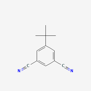 molecular formula C12H12N2 B15499708 5-Tert-butylbenzene-1,3-dicarbonitrile 