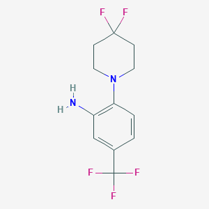 2-(4,4-Difluoropiperidin-1-yl)-5-(trifluoromethyl)aniline