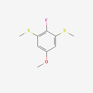 (2-Fluoro-5-methoxy-1,3-phenylene)bis(methylsulfane)