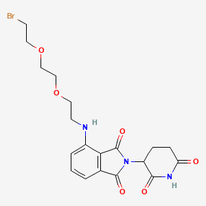 Pomalidomide-PEG2-C2-Br