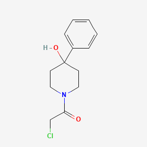 2-Chloro-1-(4-hydroxy-4-phenylpiperidin-1-yl)ethanone