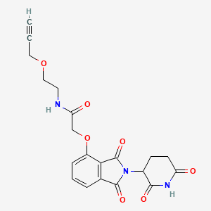 Thalidomide-O-acetamido-PEG1-propargyl