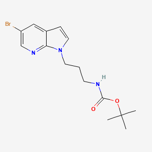 tert-Butyl N-[3-(5-bromopyrrolo[2,3-b]pyridin-1-yl)propyl]carbamate