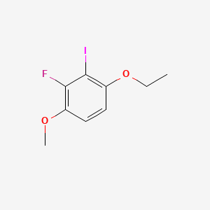 molecular formula C9H10FIO2 B15499954 1-Ethoxy-3-fluoro-2-iodo-4-methoxybenzene 