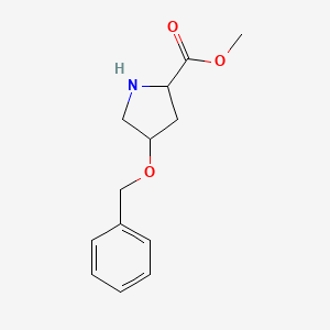 Methyl 4-phenylmethoxypyrrolidine-2-carboxylate