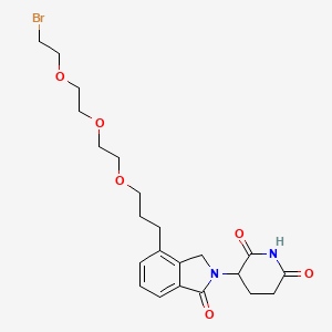 Phthalimidinoglutarimide-C3-O-PEG2-C2-Br