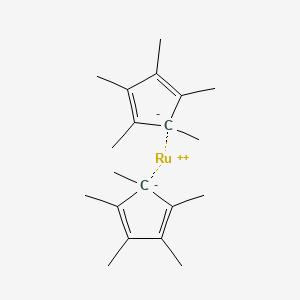 molecular formula C20H30Ru B15500432 Decamethylruthenocene 