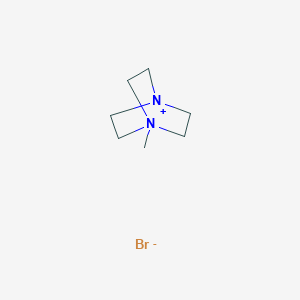 molecular formula C7H15BrN2 B15500583 1-Methyl-1,4-diazabicyclo[2.2.2]octan-1-ium bromide 