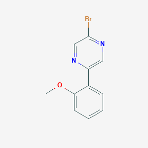 2-Bromo-5-(2-methoxyphenyl)pyrazine