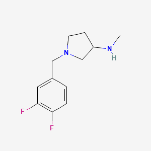 1-(3,4-Difluorobenzyl)-N-methylpyrrolidin-3-amine