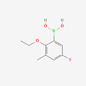 (2-Ethoxy-5-fluoro-3-methylphenyl)boronic acid