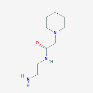 molecular formula C9H19N3O B15500742 N-(2-aminoethyl)-2-piperidin-1-ylacetamide 