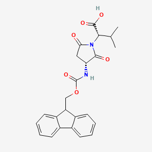 molecular formula C24H24N2O6 B15500790 Fmoc-Asc-Val-OH 