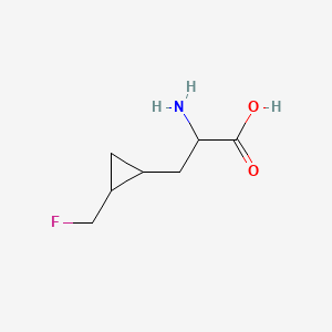 (2R)-2-amino-3-[(1R,2S)-2-(fluoromethyl)cyclopropyl]propanoic acid