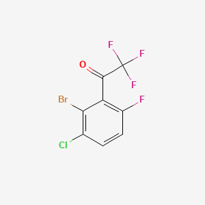 1-(2-Bromo-3-chloro-6-fluorophenyl)-2,2,2-trifluoroethanone