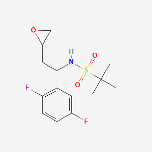 N-((1R)-1-(2,5-Difluorophenyl)-2-(oxiran-2-yl)ethyl)-2-methylpropane-2-sulfonamide