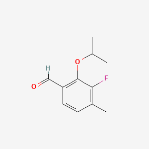 3-Fluoro-2-isopropoxy-4-methylbenzaldehyde