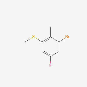 (3-Bromo-5-fluoro-2-methylphenyl)(methyl)sulfane