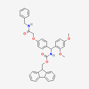 molecular formula C39H36N2O6 B15500846 Rink Amide AM Resin 