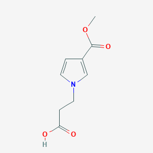 3-(3-(Methoxycarbonyl)-1H-pyrrol-1-yl)propanoic acid