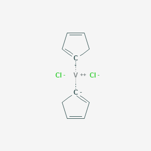 molecular formula C10H10Cl2V-2 B15500885 Cyclopenta-1,3-diene;vanadium(2+);dichloride 