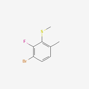 molecular formula C8H8BrFS B15500889 (3-Bromo-2-fluoro-6-methylphenyl)(methyl)sulfane 