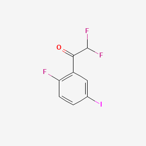 2,2-Difluoro-1-(2-fluoro-5-iodophenyl)ethanone