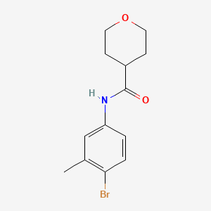 N-(4-Bromo-3-methylphenyl)tetrahydro-2H-pyran-4-carboxamide