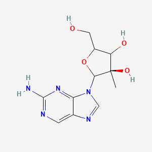 (3R)-2-(2-aminopurin-9-yl)-5-(hydroxymethyl)-3-methyloxolane-3,4-diol