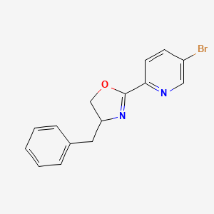 4-Benzyl-2-(5-bromopyridin-2-yl)-4,5-dihydrooxazole