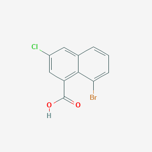 8-Bromo-3-chloronaphthalene-1-carboxylic acid