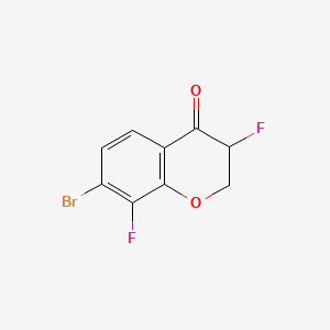 7-Bromo-3,8-difluorochroman-4-one