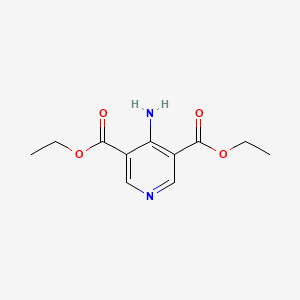 molecular formula C11H14N2O4 B15501043 3,5-Diethyl 4-aminopyridine-3,5-dicarboxylate CAS No. 496837-18-4