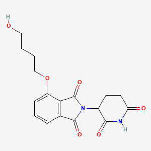 molecular formula C17H18N2O6 B15501064 Thalidomide-O-C4-OH 