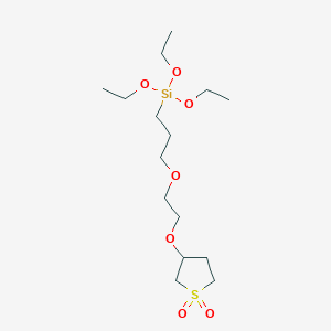 3-(2-(3-(Triethoxysilyl)propoxy)ethoxy)tetrahydrothiophene 1,1-dioxide