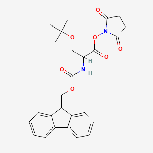 molecular formula C26H28N2O7 B15501098 N-Fmoc-O-tert-butyl-L-serine succinimido ester 