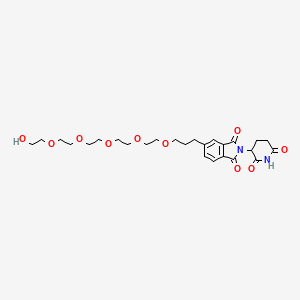 molecular formula C26H36N2O10 B15501105 Thalidomide-5'-C3-PEG5-OH 