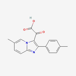 2-(6-Methyl-2-p-tolylimidazo[1,2-a]pyridin-3-yl)-2-oxoacetic acid