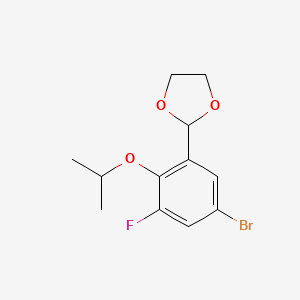 2-(5-Bromo-3-fluoro-2-isopropoxyphenyl)-1,3-dioxolane