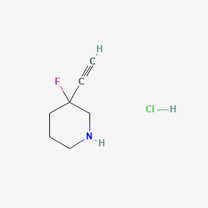 3-Ethynyl-3-fluoropiperidine hydrochloride