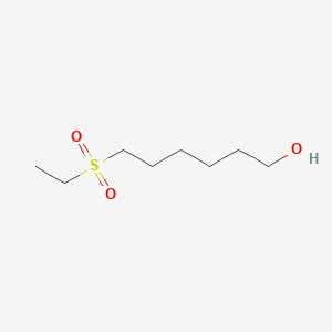 molecular formula C8H18O3S B15501296 6-(Ethylsulfonyl)hexan-1-ol 