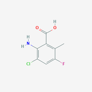 2-Amino-3-chloro-5-fluoro-6-methylbenzoic acid