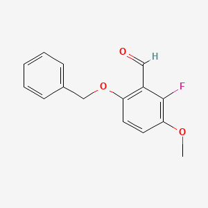 6-(Benzyloxy)-2-fluoro-3-methoxybenzaldehyde