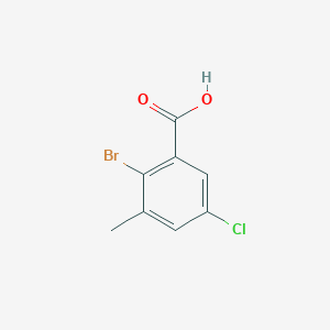 2-Bromo-5-chloro-3-methylbenzoic acid