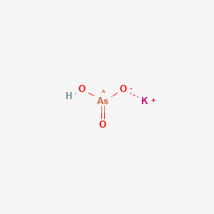molecular formula AsHKO3 B155014 亚砷酸钾 (1:x) CAS No. 10124-50-2