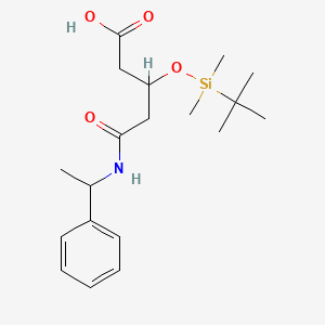 (3S)-3-[(tert-butyldimethylsilyl)oxy]-4-{[(1R)-1-phenylethyl]carbamoyl}butanoic acid