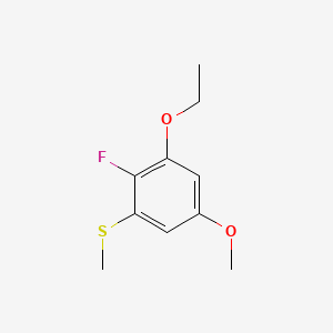 (3-Ethoxy-2-fluoro-5-methoxyphenyl)(methyl)sulfane