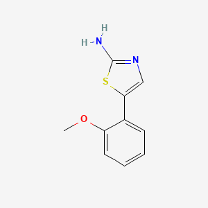 molecular formula C10H10N2OS B15501558 5-(2-Methoxyphenyl)thiazol-2-amine 